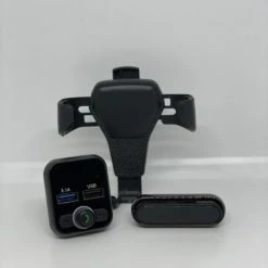 Promo ???? YasmijnShop Auto Starter Set - Autohouder - Autoparfum - Bluetooth Carkit FM Transmitter - Zwart - Autogeur - Universeel ????