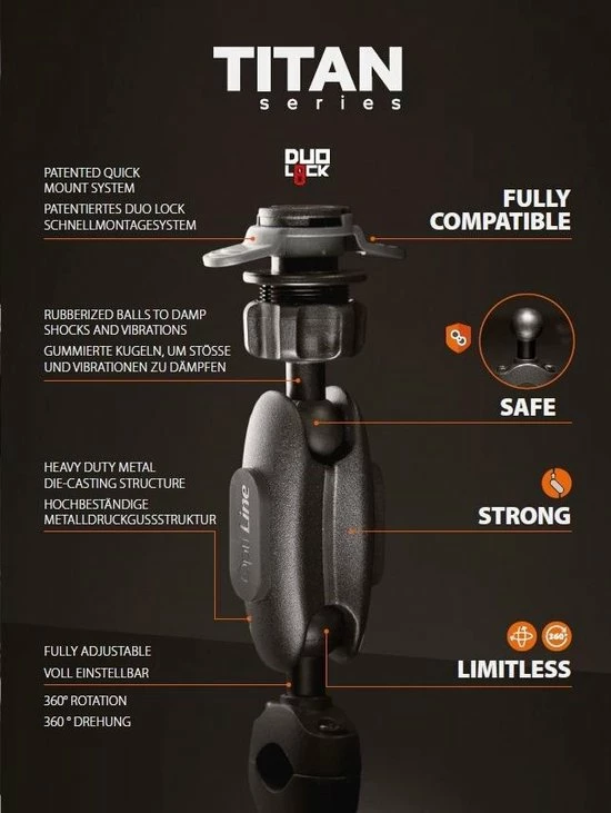 Beste Pirce ???? Lampa Titan Opti-Pole, Spiegel En Schroefvaste Bevestiging Met Universele Smartphonehouder ⌛ 5 Beste Pirce ???? Lampa Titan Opti-Pole, Spiegel En Schroefvaste Bevestiging Met Universele Smartphonehouder ⌛ - Afbeelding 5