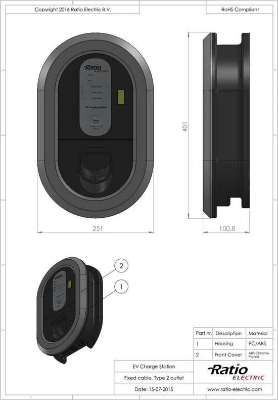 Goedkoopste ???? Ratio Home Charger - Socket Maximale Laadvermogen: 32A, 3 Fasen, Sleutel Schakelaar: Nee, Kilowatuurmeter: Ja, Load Balancing: Ja ⌛ 3 Goedkoopste ???? Ratio Home Charger - Socket Maximale Laadvermogen: 32A, 3 Fasen, Sleutel Schakelaar: Nee, Kilowatuurmeter: Ja, Load Balancing: Ja ⌛ - Afbeelding 3