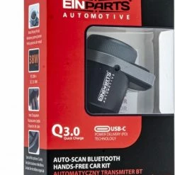 Aanbiedingen ???? Einpart Bluetooth FM-Zender - Carkit - Autolader USB A / USB C - Snellader - Handsfree Bellen ???? -Brodit store 550x795
