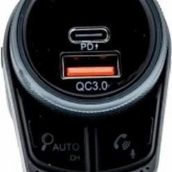 Aanbiedingen ???? Einpart Bluetooth FM-Zender - Carkit - Autolader USB A / USB C - Snellader - Handsfree Bellen ???? -Brodit store 550x801