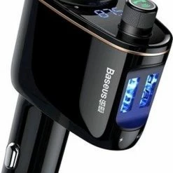 Top 10 ???? Baseus FM Transmitter Auto Bluetooth Carkit - Handsfree Bellen / Muziek Afspelen Via Bluetooth /AUX /TF/SD Kaart / USB Oplader CCALL-RH01 FM Transmitter ????