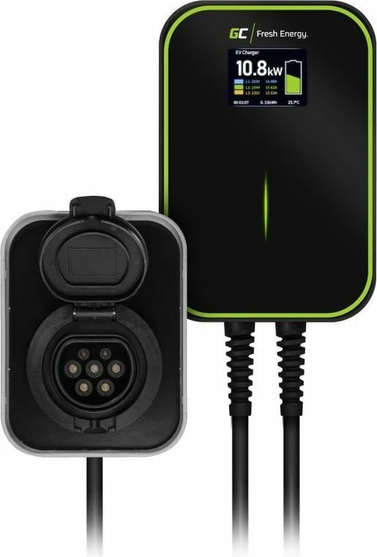 Begroting ???? GREEN CELL Wallbox GC EV PowerBox 22kW Oplader Met Type 2 Stopcontact Voor Het Opladen Van Elektrische Auto's En Plug-In Hybrides.. ???? 1 Begroting ???? GREEN CELL Wallbox GC EV PowerBox 22kW Oplader Met Type 2 Stopcontact Voor Het Opladen Van Elektrische Auto's En Plug-In Hybrides.. ????