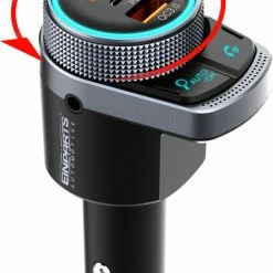 Aanbiedingen ???? Einpart Bluetooth FM-Zender - Carkit - Autolader USB A / USB C - Snellader - Handsfree Bellen ???? -Brodit store 550x813
